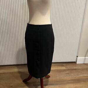 BANANA REPUBLIC Women's Stretch Pencil Skirt Size 2 In Black